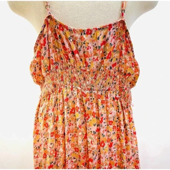 NWT REWIND Women Sleeveless Empire Waist Halter Neck Maxi Sun Dress Size XXL - Picture 9 of 14